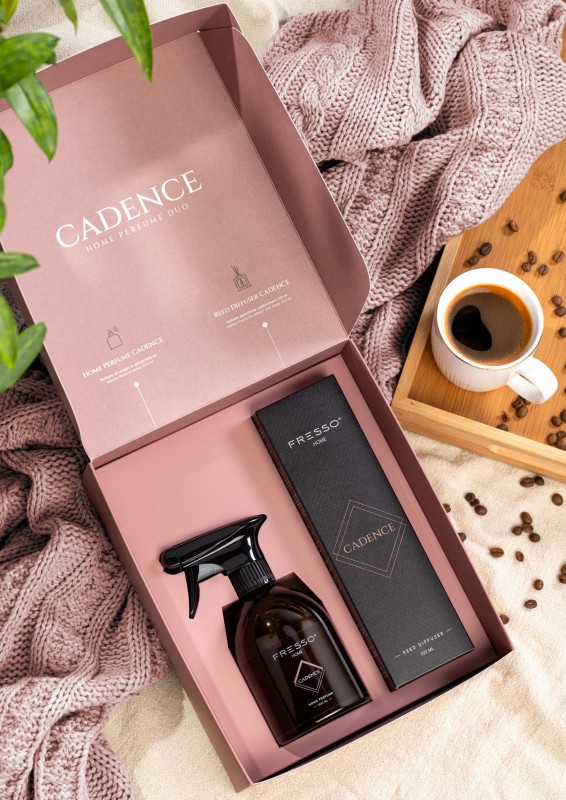 Prezent Na Święta Zestaw Fresso Home Perfume DUO Cadence Gift Box Perfumy Dyfuzor