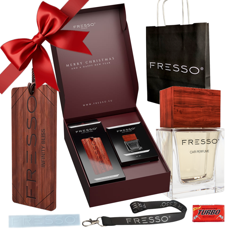 Fresso Christmas Gift Box Infinity bliss - Świąteczny zestaw prezentowy perfum zawieszka NA PREZENT