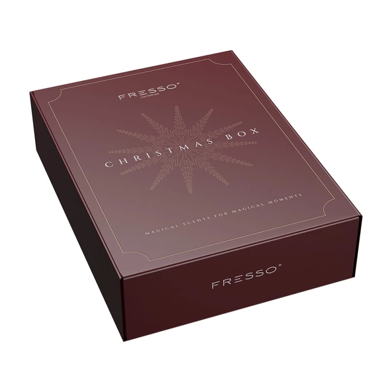 Fresso Christmas Gift Box Dark Delight - Świąteczny zestaw prezentowy perfum zawieszka NA PREZENT