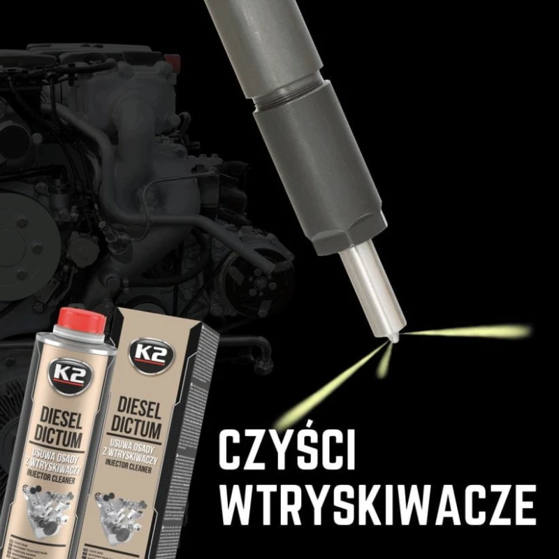 K2 Diesel Dictum SET  - Zestaw do czyszczenia wtryskiwaczy