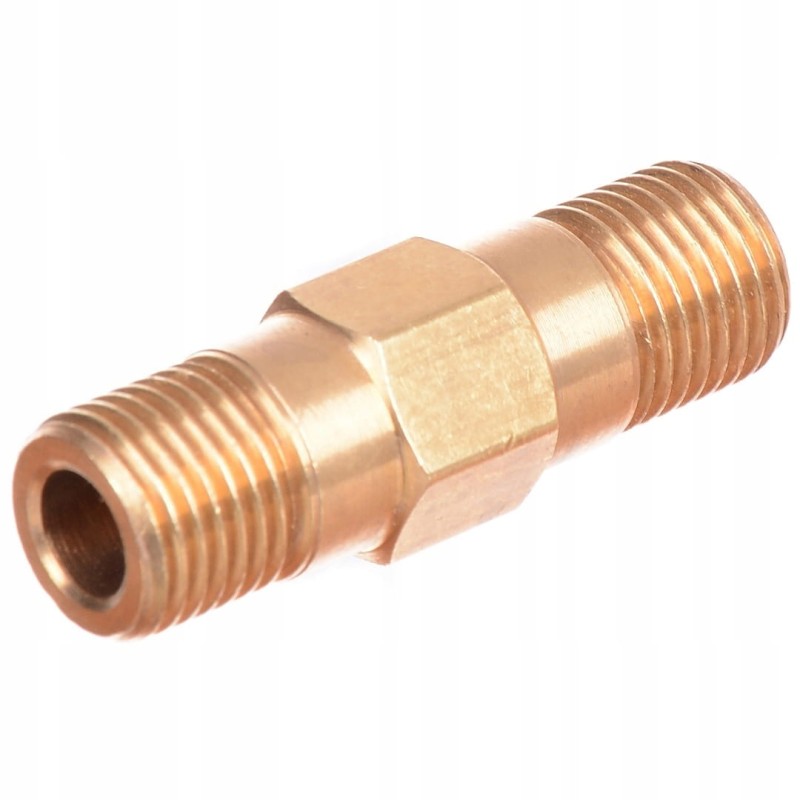 Nypel 1/4" długi do pianownic - mosiężny adapter 45 mm